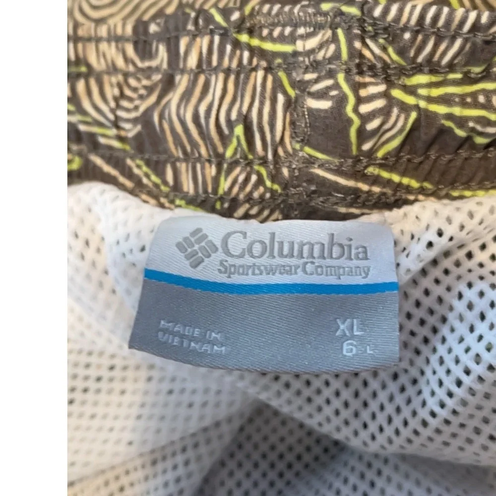 Columbia PFG‎ Performance Trunks Mens XL Graphic Print Elastic Waist